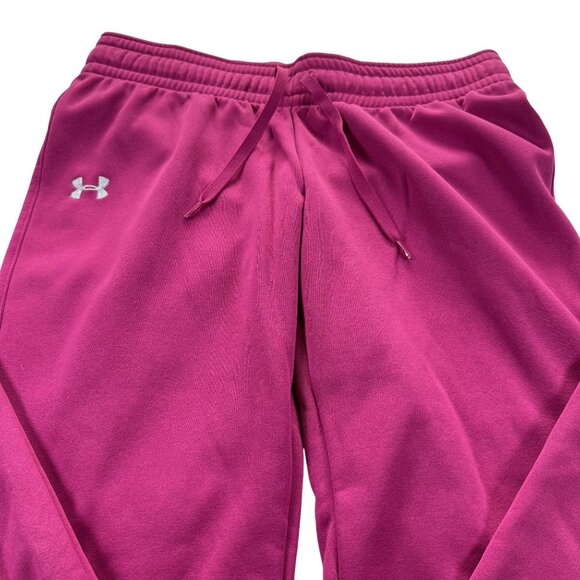 Under Armour Women's Pink Sweatpants Drawstring & Elastic Waist Size M - Picture 3 of 9